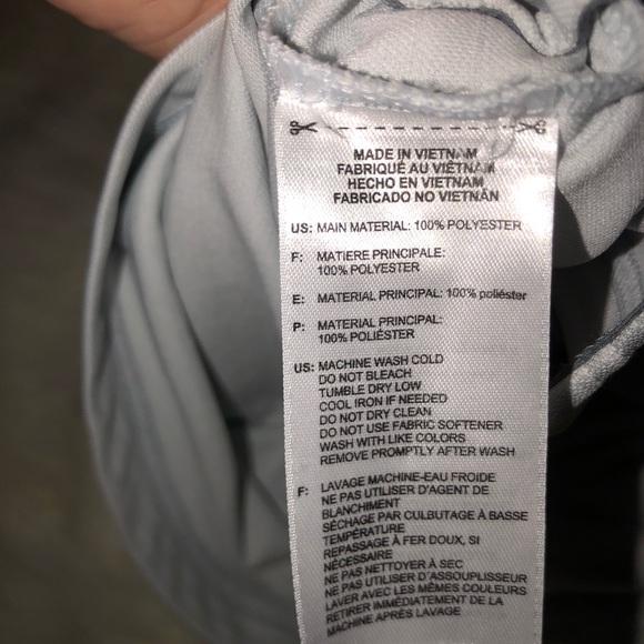 Adidas | AJGA Men's Grey Stripe Golf Shirt Small - Picture 6 of 6